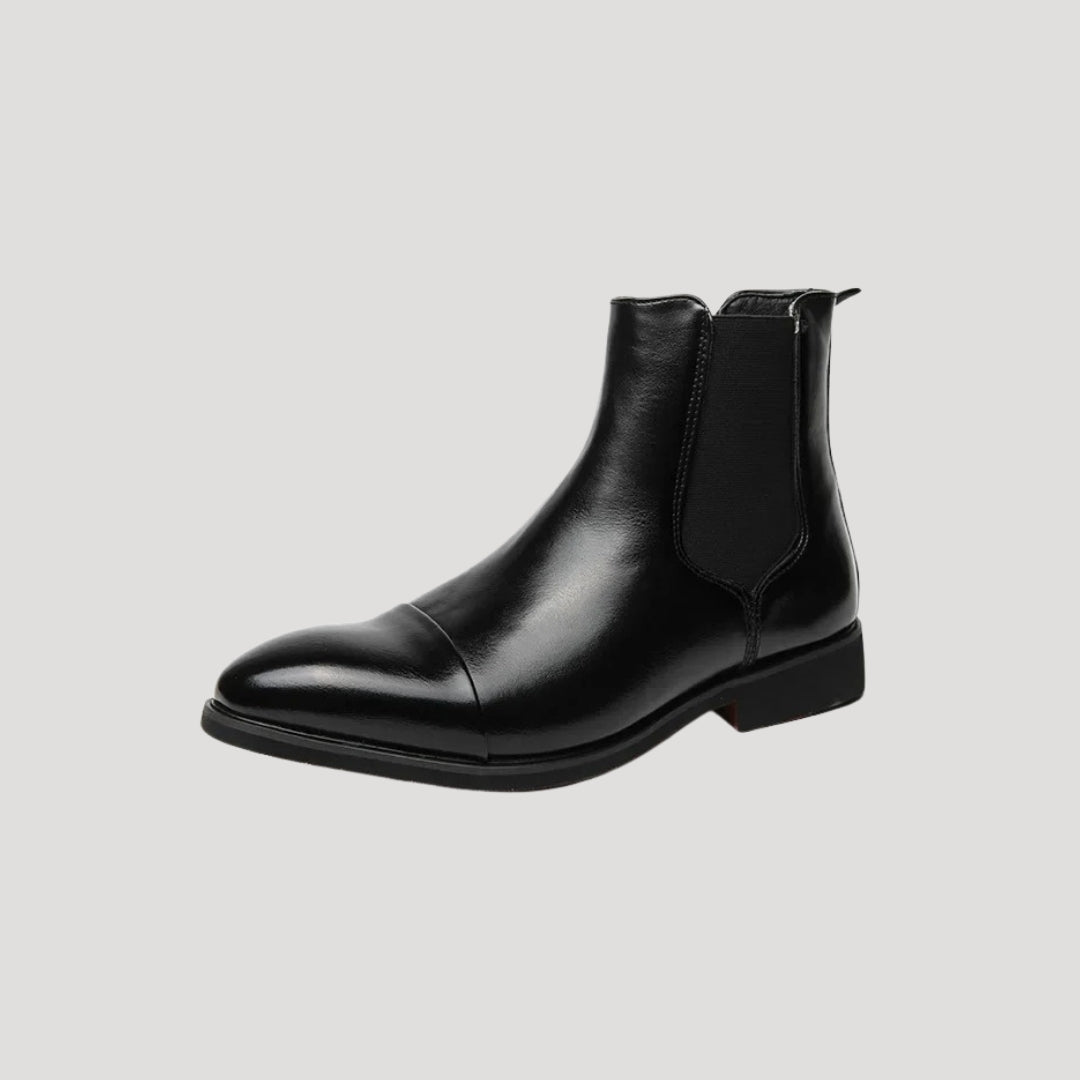 Chelsea Boots – Leather Finish – Smart Casual Slip-On 4